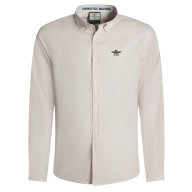 Aeronautica Militare oxford skjorte. Italy. Lyserød strib.