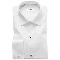 Eton smoking skjorte. Contemporary fit. Hvid