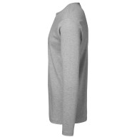 langærmet t-shirt til mænd grå