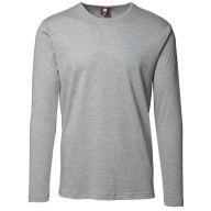 langærmet t-shirt til mænd grå