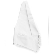 vest til kjole og hvidt. Hvid