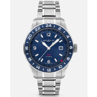 Montblanc ur. 1858 GMT. Blå skive.