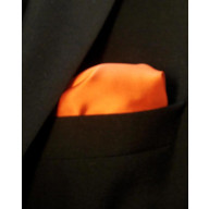 Pyntetørklæde til mænds brystlomme, orange