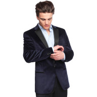 velour jakke til mænd