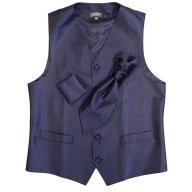 vest og plastron sæt til mænd