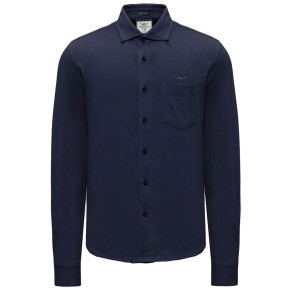 Aeronautica Militare stretch piqué skjorte til mænd