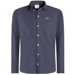 Aeronautica Militare stretch piqué skjorte til mænd