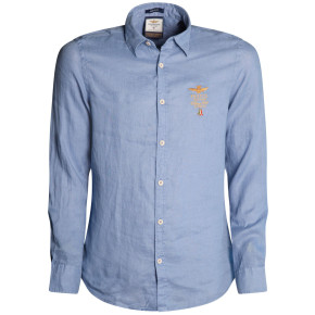 Aeronautica Militare hør skjorte til mænd