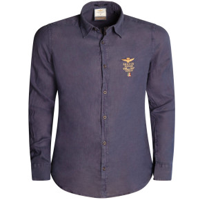 Aeronautica Militare hør skjorte til mænd