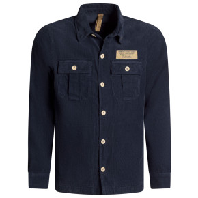 Aeronautica Militare skjorte jakke. Fløjl. Marine.