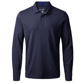 Langærmet poloshirt til mænd fra Belika