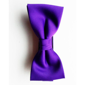 butterfly til mænd i satin lilla