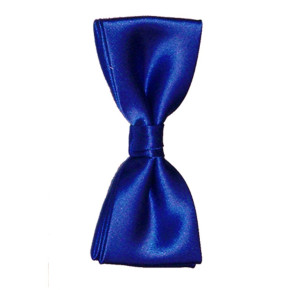 butterfly til mænd i satin,cobolt