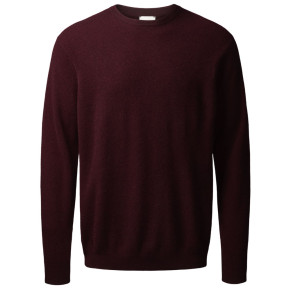 Clipper herre cashmere striktrøje med o-hals