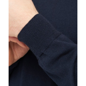 Clipper herre striktrøje med o-hals