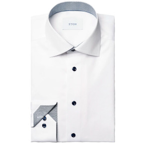 Eton skjorte til mænd contemporary fit