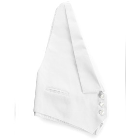 vest til kjole og hvidt. Hvid