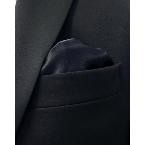 pyntetørklæde til brystlomme, sort