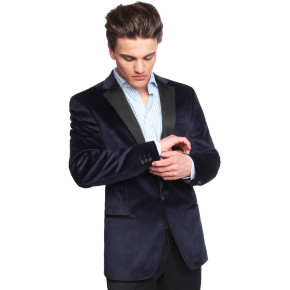 velour jakke til mænd