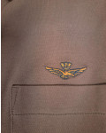 Aeronautica Militare stretch piqué skjorte til mænd