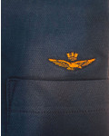 Aeronautica Militare stretch piqué skjorte til mænd