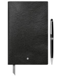 Montblanc Meisterstück Classique pen og notesblok.