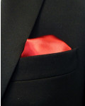 Pyntetørklæde til mænds brystlomme Rød
